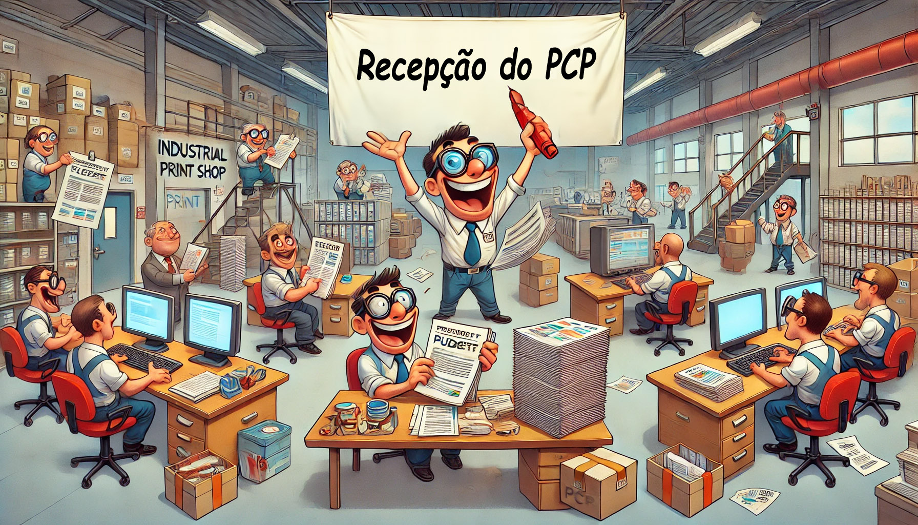 PCP: O Segredo da Eficiência na Gráfica