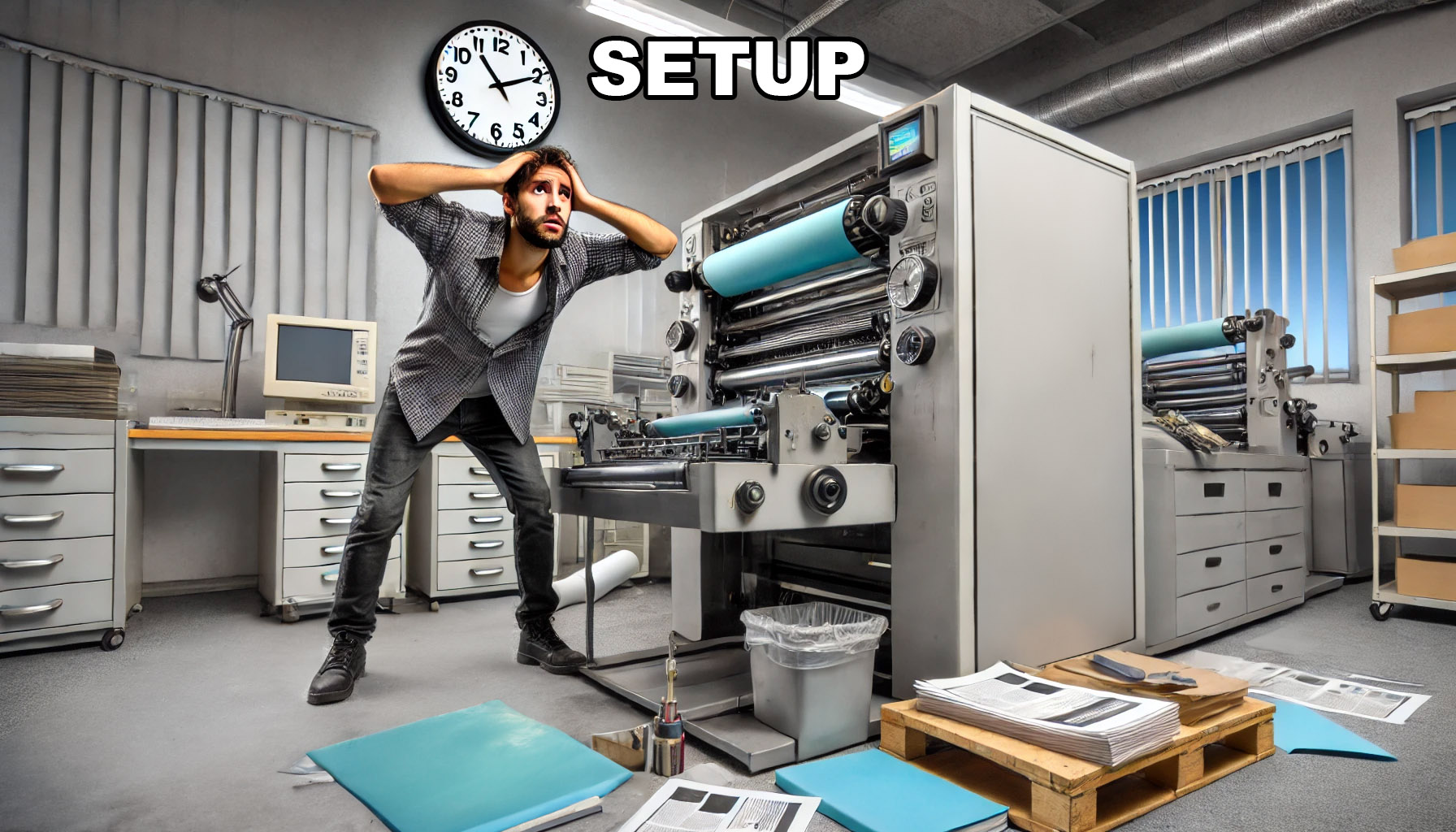 Como Reduzir o Tempo de Setup na Impressão