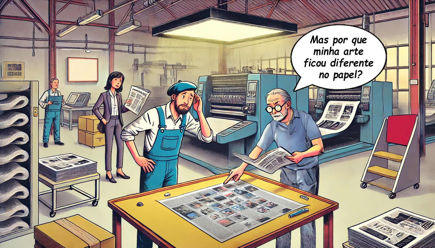 Ganho de Ponto! CMYK fora de controle?