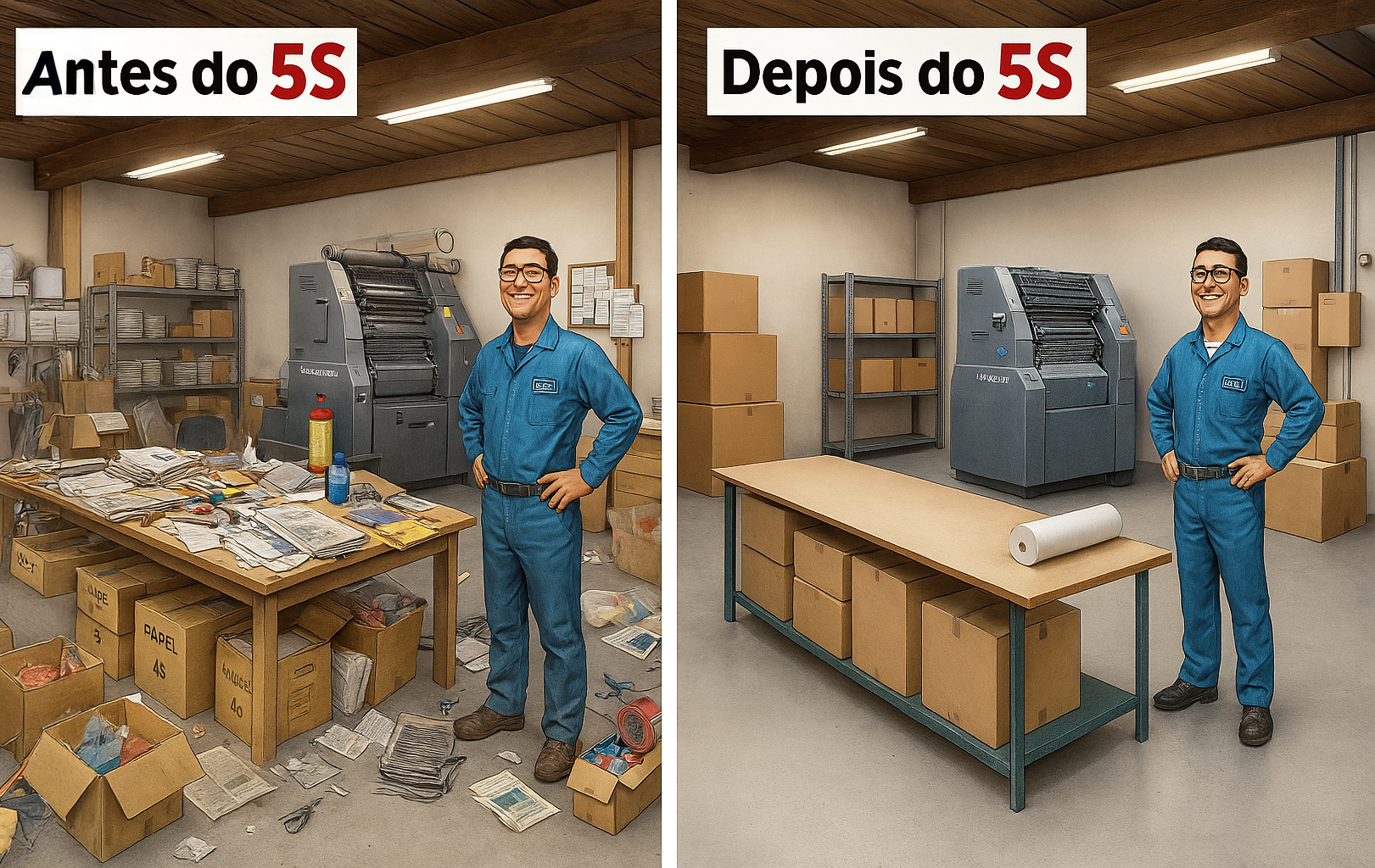 Bagunça na produção? O 5S dá um jeito nisso! 