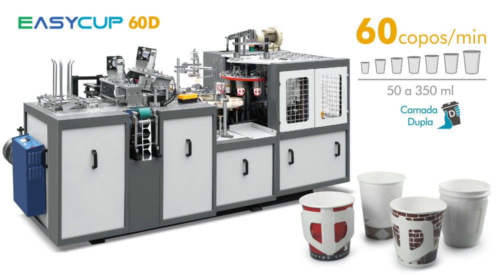 EasyCup 60D - Formadora de Copos de Papel