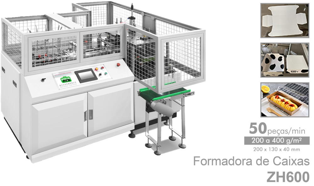 Apolo - PackFood - Máquinas de Embalagens para Fast Food - Copos, caixas, tampas, pratos... de papel