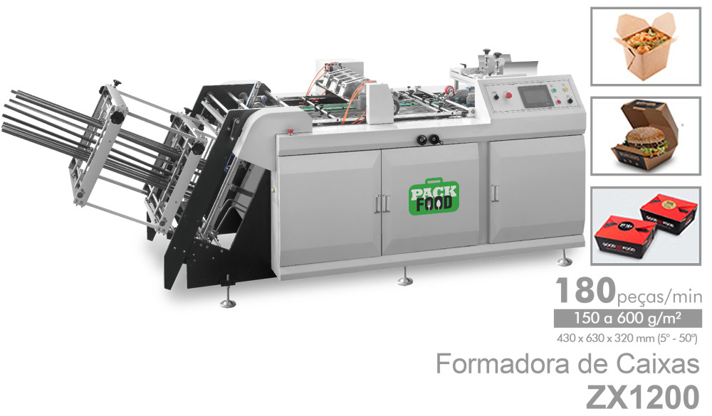 Apolo - PackFood - Máquinas de Embalagens para Fast Food - Copos, caixas, tampas, pratos... de papel