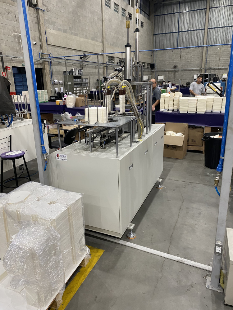 Apolo - PackFood - Máquinas de Embalagens para Fast Food - Copos, caixas, tampas, pratos... de papel